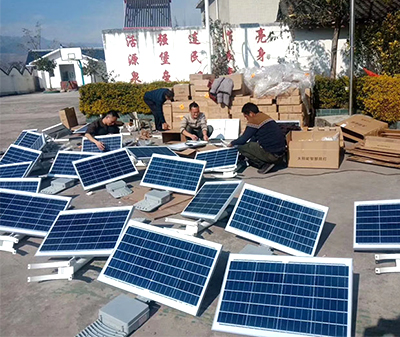 上饒某新農村亮化工程