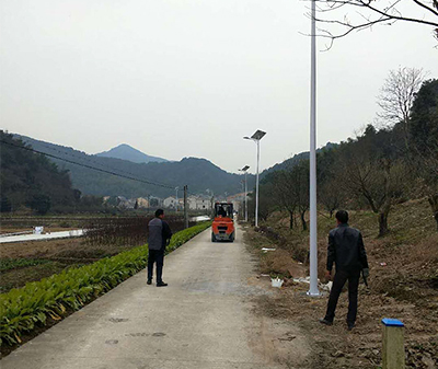 浙江紹興某新農村亮化工程